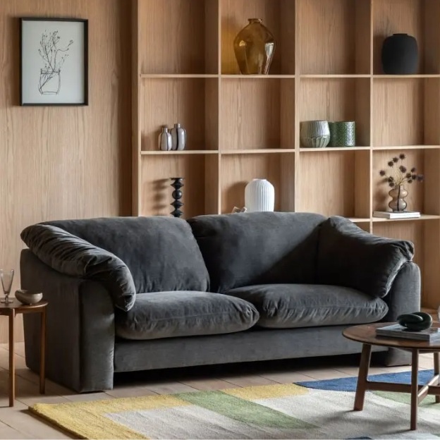 Gallery Direct Gallery Direct Kudde 4 Seater Sofa - Verona Azure