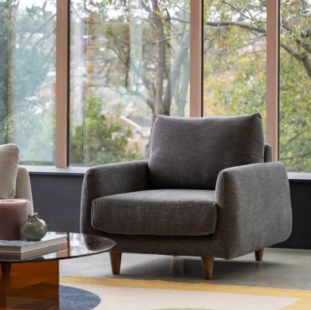 Gallery Direct Gallery Direct Oakwood Armchair - Willow Magnet