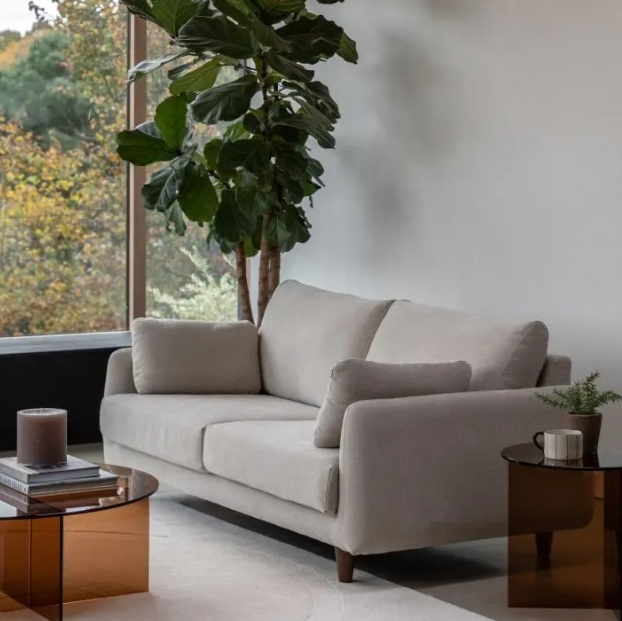 Gallery Direct Gallery Direct Oakwood 3 Seater Sofa - Willow Dusty