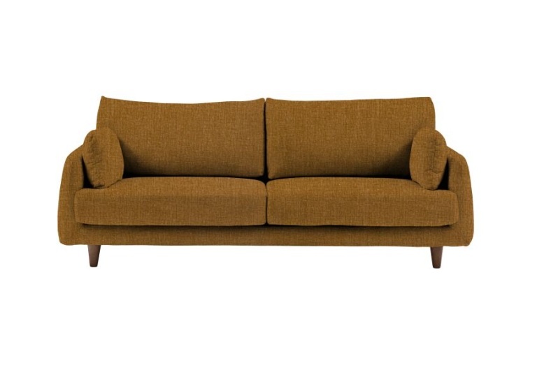 Gallery Direct Oakwood 4 Seater Sofa, grand 2120mm wide bespoke sofa with elevated wooden legs.