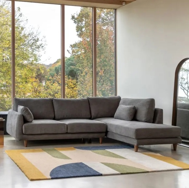 Gallery Direct Gallery Direct Oakwood Chaise Sofa RHF - Willow Magnet