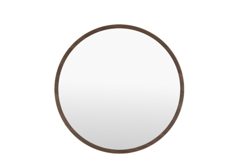 Gallery Direct Gallery Direct Helsinki Round Mirror - Walnut