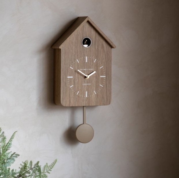 Gallery Direct Thomas Kent Cuckoo Clock - Oak