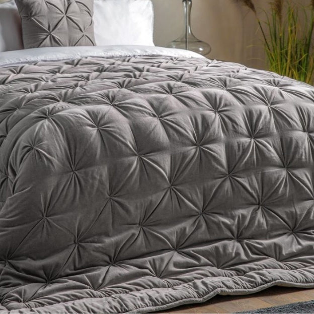 Gallery Direct Gallery Opulent Velvet Bedspread - Neutral