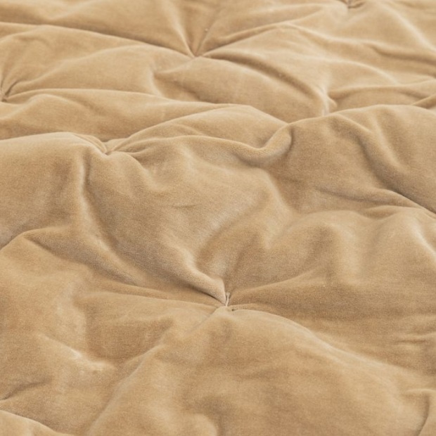 Gallery Direct Gallery Opulent Velvet Bedspread - Sand