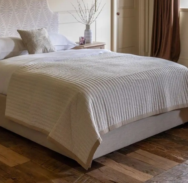 Gallery Direct Gallery Serene Quilted Bedspread - Oatmeal