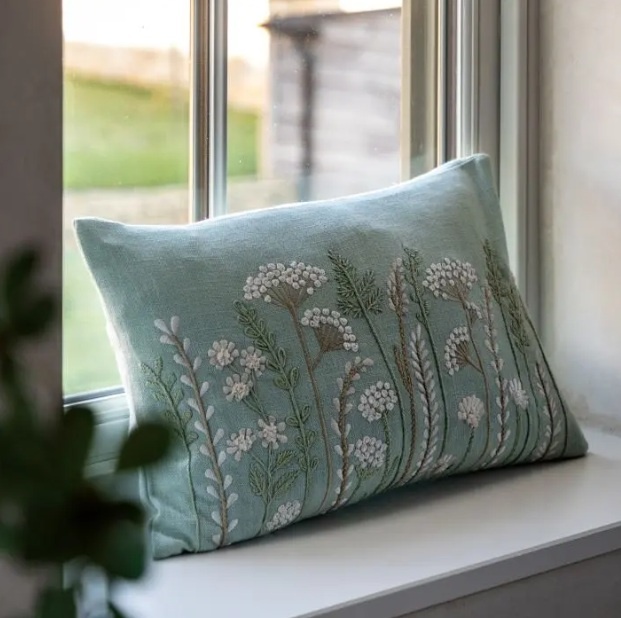 Gallery Direct Gallery Keswick Duck Egg Cushion