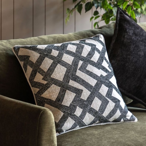 Gallery Direct Gallery Celeste Jacquard Cushion - Slate