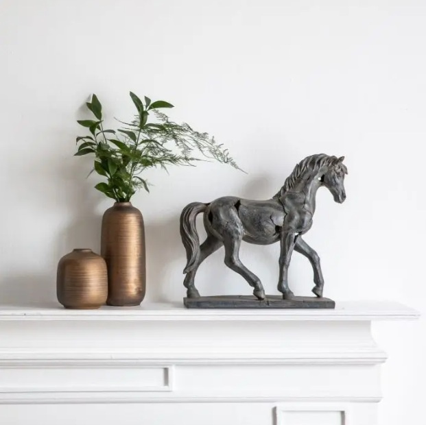Gallery Direct Gallery Tamir Antique Horse Scuplture
