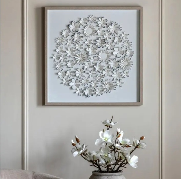 Gallery Direct Unfurling Petals Framed Art