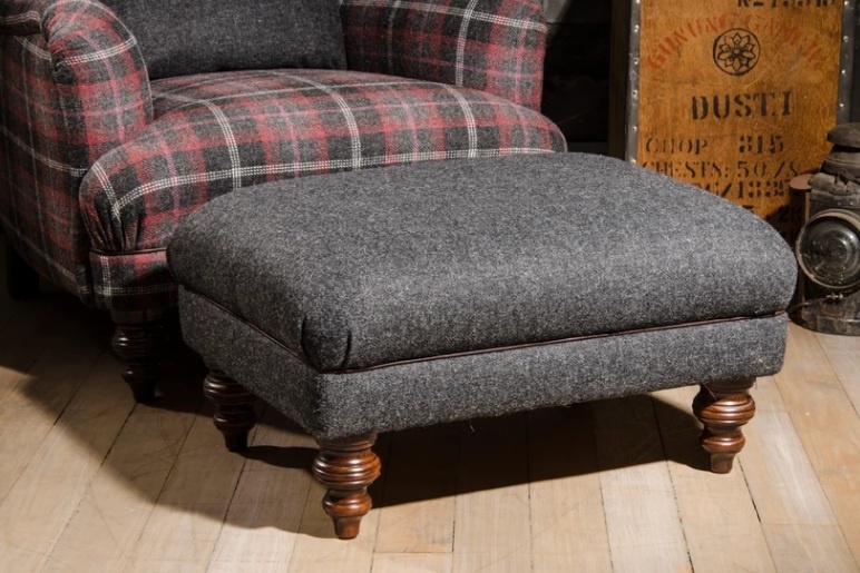 Tetrad Tetrad Harris Tweed Braemar Stool