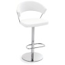 Connubia Calligaris New York Bar Stool Swivel Base Leather