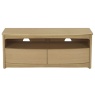 912 Shadows Oak TV Unit Low Widescreen