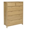 Ercol Ercol 1363 Bosco 6 Drawer Tall Wide Chest