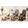 Stressless Consul Chair & Stool Classic Base - 3 Colours 3 Sizes - Quick Ship!