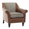 Tetrad Tetrad Harris Tweed Dalmore Accent Chair - Option B (Hide & Tweed)