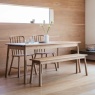 Gallery Direct Wycombe Extending Oak Dining Table Set with banch and chairs