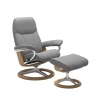 Stressless Stressless Consul Chair & Stool Signature Base - 3 Colours & 3 Sizes - Quick Ship!