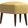Fama Kylian Footstool With Wooden Base
