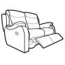 Parker Knoll Michigan 2 Seater Manual Recliner Sofa