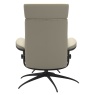 Stressless Stressless London with Adjustable Headrest Chair & Stool With Star Base