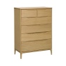 Ercol Ercol Rimini 3284 6 Drawer Tall Wide Chest