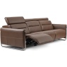Stressless Stressless Emily Powered Left 3 Seater Sofa With Steel Arm