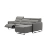 Stressless Stressless Emily Steel 2 Seater Power Left With Longseat RHF (M)