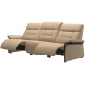 Stressless Stressless Mary 3 Seater Sofa With 2 Power Seats - Wood Arm