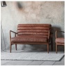 Gallery Gallery Datsun 2 Seater Sofa Vintage Brown