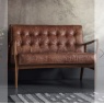 Gallery Gallery Humber 2 Seater Sofa Vintage Brown Leather