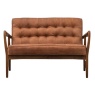 Gallery Humber 2 Seater Sofa Vintage Brown Leather