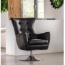 Gallery Gallery Bristol Swivel Chair Antique Ebony