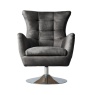 Gallery Bristol Swivel Chair Antique Ebony