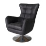 Gallery Gallery Bristol Swivel Chair Antique Ebony