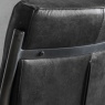 Gallery Gallery Capri Leather Chair Antique Ebony