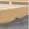 Gallery Gallery Chic 5' Linen Upholstered Kingsize Bed Weathered