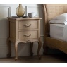 Gallery Chic Bedside Table Weathered in bedroom