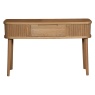 Tambour Grey Console Table