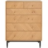 Ercol 4187 Monza 6 Drawer Tall Wide Chest