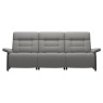 Stressless Mary 3 Seater Sofa With 2 Power Seats - Wood Arms - Quick Ship Promo