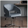 Gallery Gallery Murray Swivel Chair Charcoal Velvet