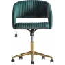 Gallery Murray Swivel Chair Green Velvet