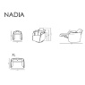 Fama Fama Nadia XL Reclining Armchair