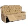 Celebrity Celebrity Woburn Manual Recliner 3 Seat Settee In Fabric