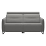 Stressless Emily Steel 2 Seat Sofa With 2 Power - 2 Colours Options - Quick Ship!