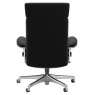 Stressless Stressless London Adjustable Headrest Office Chair - Paloma Black - Quick Ship!