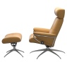 Stressless Stressless Berlin Adjustable Headrest Chair & Stool With Star Base