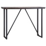 Brentham Furniture Industrial Teak Iron Console Table