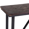 Brentham Furniture Industrial Teak Iron Bar Table